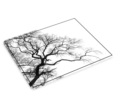 Tapis de souris motif silhouette de branches nues - TenStickers
