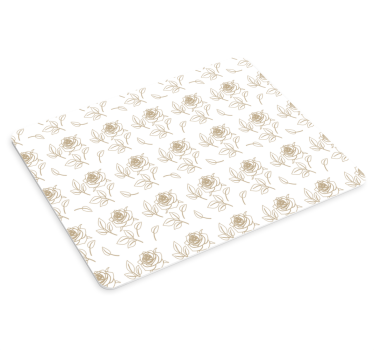 Tapis de souris motif rose floral - TenStickers