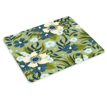 Tapis de souris motif feuillage floral - TenStickers