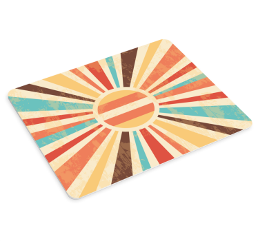 Tapis de souris motif Éléments de rayon radieux - TenStickers