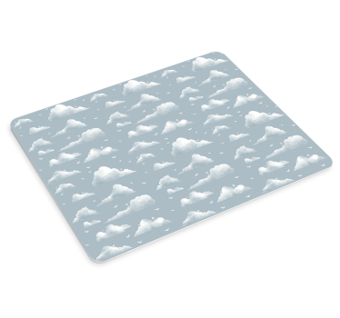 Tapis de souris motif nuages moelleux - TenStickers