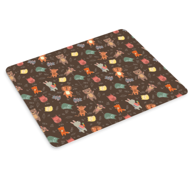 Tapis de souris original motifs animaliers ludiques - TenStickers