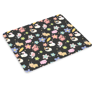 Tapis de souris gamer motifs animaux mignons - TenStickers
