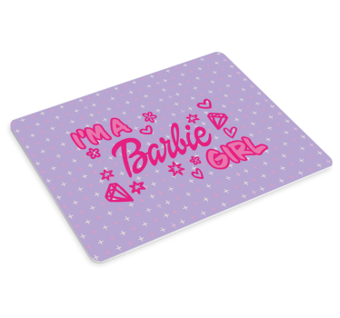 Tapis de souris personnalisable phrase rose mignonne - TenStickers