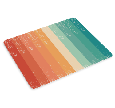 Tapis de souris motif dégradé rayé coloré - TenStickers
