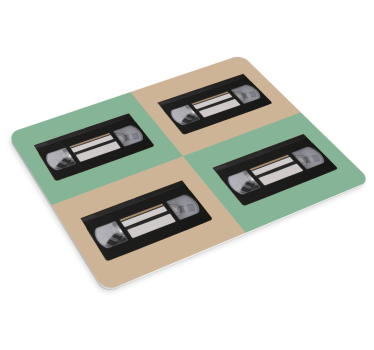 Tapis de souris original cassettes vidéo rétro - TenStickers