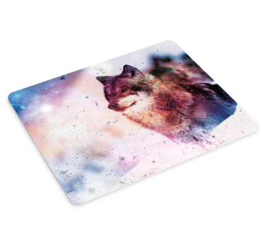 Tapis de souris gamer portrait de loup majestueux - TenStickers