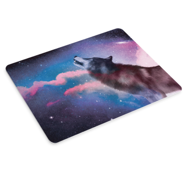 Tapis de souris gamer loup majestueux hurlant - TenStickers