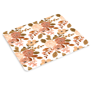 Tapis de souris motif arrangement floral délicat - TenStickers