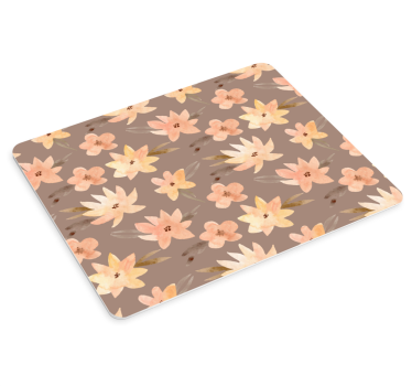 Tapis de souris motif mélange floral coloré - TenStickers