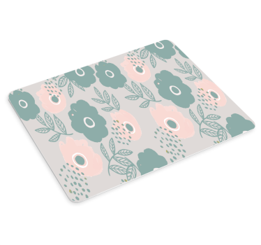 Tapis de souris motif composition de feuilles florales - TenStickers