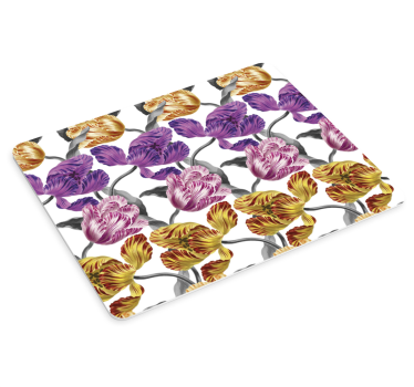 Tapis de souris motif motif floral vibrant - TenStickers