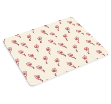Tapis de souris motif accents floraux élégants - TenStickers