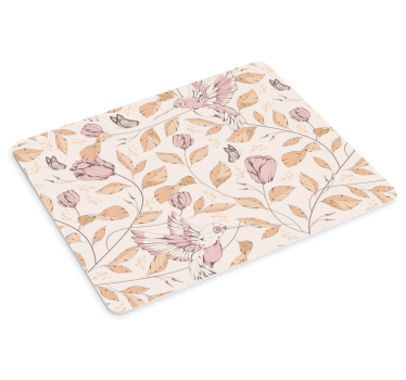 Tapis de souris motif oiseau floral - TenStickers