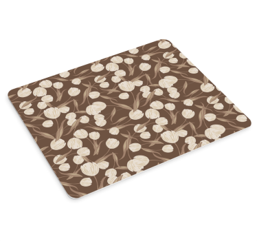 Tapis de souris motif éléments floraux - TenStickers