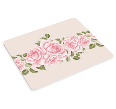 Tapis de souris original arrangement de roses élégantes - TenStickers