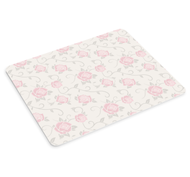 Tapis de souris motif roses roses florales - TenStickers