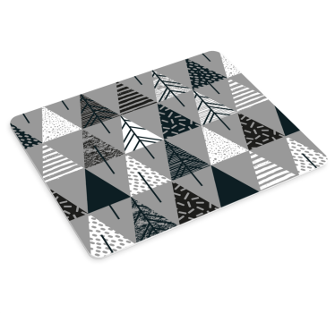 Tapis de souris motif arbre géométrique - TenStickers