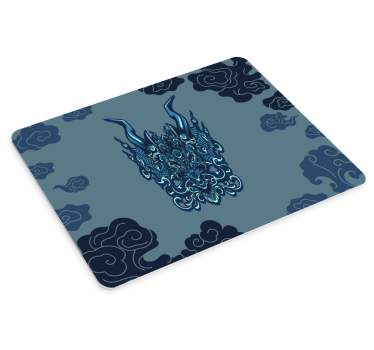 Tapis de souris animé dragon motif illustration - TenStickers