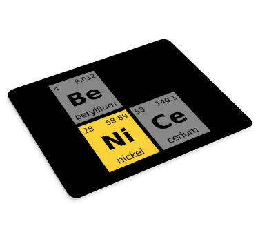 Tapis de souris citation tableau périodique éléments - TenStickers