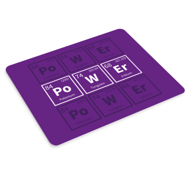 Tapis de souris citation affichage des éléments puissants - TenStickers