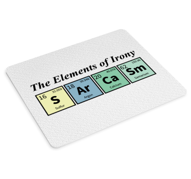 Tapis de souris citation les éléments expliqués - TenStickers