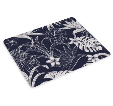 Tapis de souris motif fleurs tropicales - TenStickers