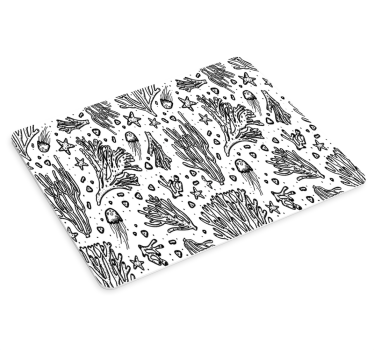 Tapis de souris motif vie marine corallienne - TenStickers