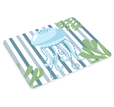 Tapis de souris gamer illustration de méduse ludique - TenStickers