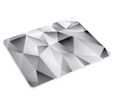 Tapis de souris motif surface géométrique monochrome - TenStickers