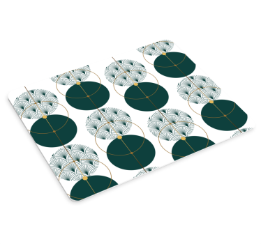 Tapis de souris motif formes circulaires géométriques - TenStickers