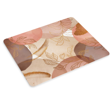 Tapis de souris motif élément feuille élégante - TenStickers