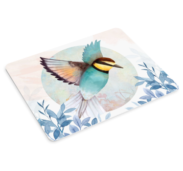 Tapis de souris original vol coloré d'oiseaux - TenStickers