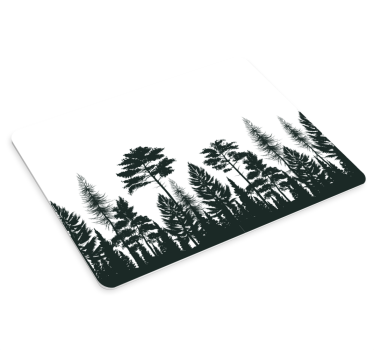 Tapis de souris motif silhouette de forêt - TenStickers