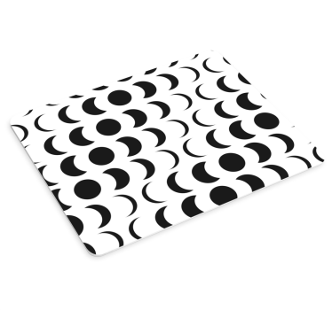 Tapis de souris motif phase circulaire - TenStickers