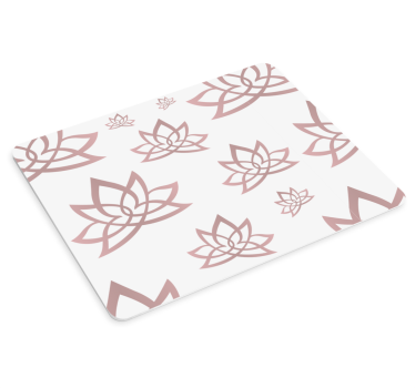 Tapis de souris motif fleur de lotus - TenStickers