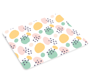 Tapis de souris motif formes abstraites vibrantes - TenStickers