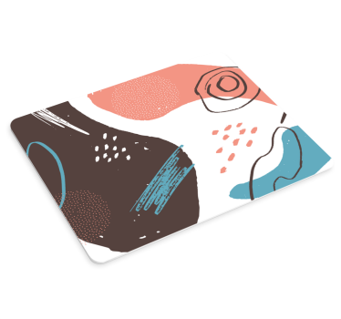 Tapis de souris motif formes géométriques dynamiques - TenStickers