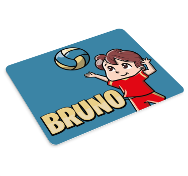 Tapis de souris personnalisable enfant joyeux en jouant - TenStickers