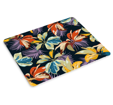 Tapis de souris motif floral tropical - TenStickers