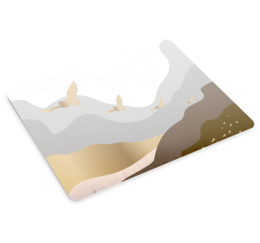 Tapis de souris citation paysage naturel fluide - TenStickers