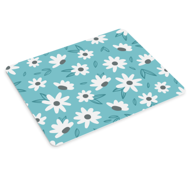Tapis de souris motif mélange floral - TenStickers