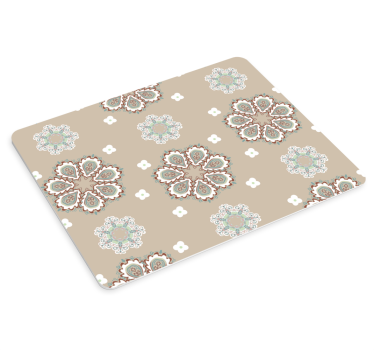 Tapis de souris motif fleurs élégantes - TenStickers