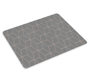 Tapis de souris motif motif hexagonal géométrique - TenStickers