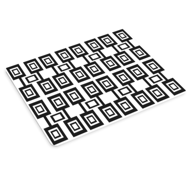 Tapis de souris motif arrangement carré géométrique - TenStickers
