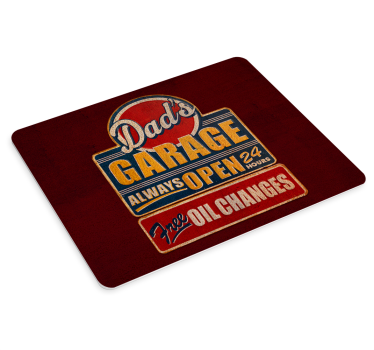 Tapis de souris panneau publicitaire rétro - TenStickers
