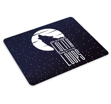 Tapis de souris avec citation Paroles Moi… Lolita - TenStickers