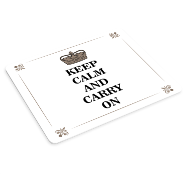 Tapis de souris rester calme personnalisé - TenStickers