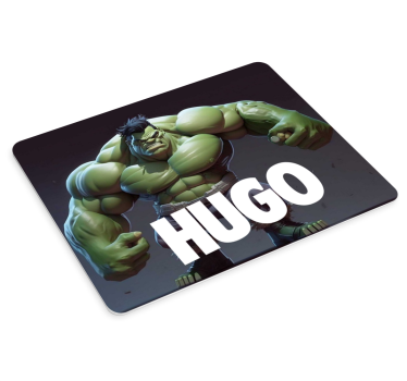 Tapis de souris super-héros avec prénom - TenStickers