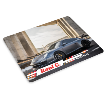 Tapis de souris personnalisé nom voiture - TenStickers